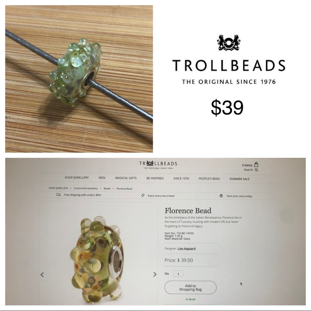 Trollbeads - Florence Bead
